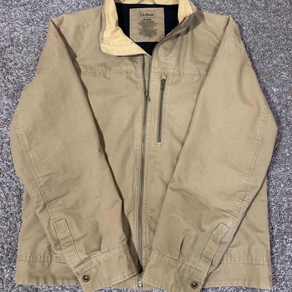L.L. Bean Chore Canvas Jacket Size M men’s